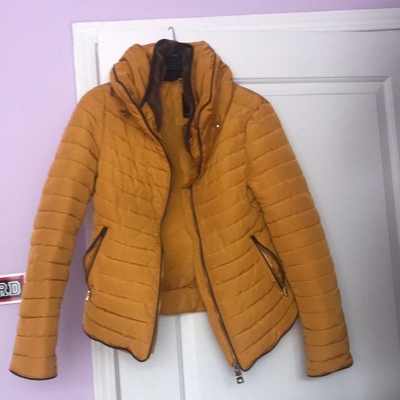 Zara Jackets & Coats Zara Mustard Adirondack Jacket Poshmark